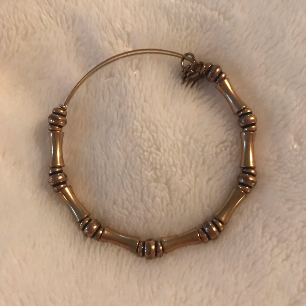 Alex and Ani Bamboo Gold Bracelet